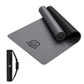 Large Yoga Mat 72"x30" - 5mm Thick PU Top & Rubber Bottom Non-Slip Wide