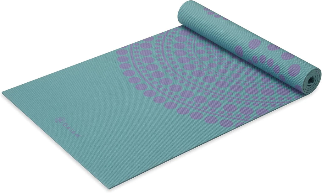 Yoga Mat - Premium Print Reversible Extra Thick Non Slip Exercise & Fitnes